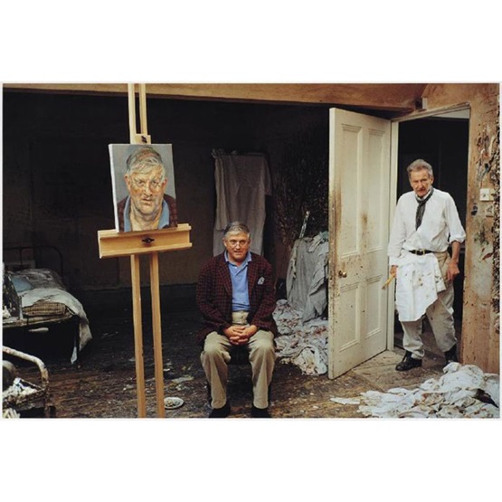 Lucian Freud and David Hockney, 2003 : Lucian Freud and David Hockney, 2003