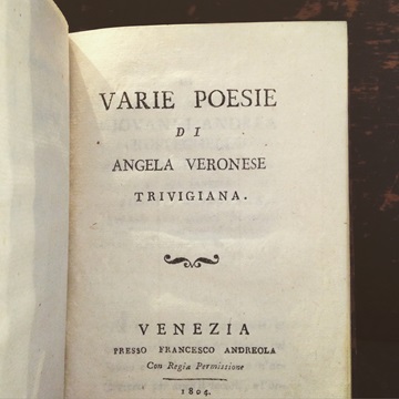 Varie Poesie di Angela Veronese Trivigiana