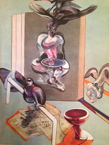 5 works on Francis Bacon - inscribed by the artist